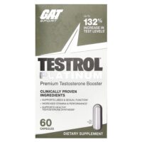 Testrol® Platinum, повышающий уровень тестостерона премиального качества, 60 капсул — GAT