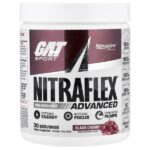 Sport, NITRAFLEX® Advanced, предтренировочный комплекс, со вкусом черешни, 297 г (10,5 унции) — GAT