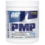 PMP без стимуляторов, для максимальной производительности мышц, голубая малина, 255 г (9 унций) — GAT