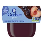 1st Foods®, детское питание, со вкусом чернослива, 2 шт. по 56 г (2 унции) — Gerber