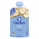 2nd Foods®, фруктовое пюре, сладкий банановый вкус, 99 г (3,5 унции) — Gerber