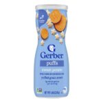 Puffs, злаковый снек, для детей от 8 месяцев, батат, 42 г (1,48 унции) — Gerber