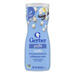 Puffs, снек из воздушных злаков, от 8 месяцев, ваниль, 42 г (1,48 унции) — Gerber