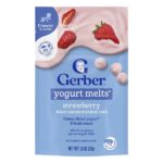 Yogurt Melts®, для детей от 8 месяцев, со вкусом клубники, 28 г (1 унция) — Gerber