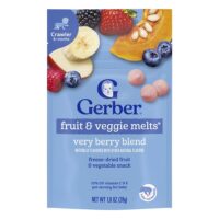 Fruit & Veggie Melts®, снек для детей от 8 месяцев, ягодная смесь, 28 г (1 унция) — Gerber