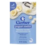 Yogurt Melts®, для детей от 8 месяцев, банан и ваниль, 28 г (1 унция) — Gerber