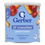 Lil' Crunchies®, запечённый злаковый снек, для детей от 8 месяцев, томат, 42 г (1,48 унции) — Gerber