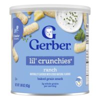 Lil' Crunchies®, снек из запеченных злаков, для детей от 8 месяцев, ранчо, 42 г (1,48 унции) — Gerber