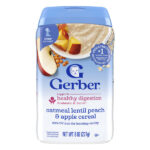 2nd Foods®, каша, овсянка, чечевица, персик и яблоко, 227 г (8 унций) — Gerber