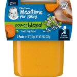 Mealtime for Baby, Power Blend™, 2nd Foods®, рис с индейкой, 2 пакетика по 113 г (4 унции) — Gerber