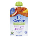 Smart Flow, Organic, морковь, яблоко и манго, 99 г (3,5 унции) — Gerber