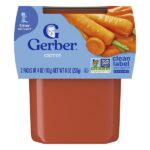 2nd Foods®, Sutter, морковь, 2 упаковки по 113 г (4 унции) — Gerber