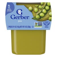 Natural for Baby, 2nd Foods®, гороховый продукт, 2 пакетика по 113 г (4 унции) — Gerber