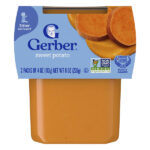 2nd Foods®, Sutter, батат, 2 упаковки по 113 г (4 унции) — Gerber