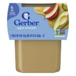 2nd Foods®, Sutter, яблоко и авокадо, 2 шт. в упаковке, 113 г (4 унции) — Gerber