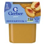 2nd Foods®, Sutter, персик, 2 упаковки по 113 г (4 унции) — Gerber