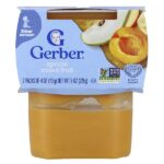 детское питание, 2nd Foods®, абрикосовое ассорти, 2 упаковки по 113 г (4 унции) — Gerber