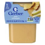 2nd Foods®, Sigma, груша и ананас, 2 шт. в упаковке, 113 г (4 унции) — Gerber