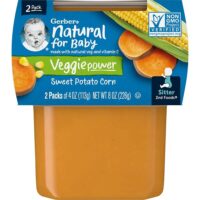 Natural for Baby, Veggie Power, 2nd Foods®, батат и кукуруза, 2 пакетика по 113 г (4 унции) — Gerber
