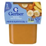 2nd Foods®, Sutter, банан, морковь и манго, 2 шт. в упаковке, 113 г (4 унции) — Gerber