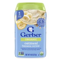 Organic for Baby, Grain & Grow™, 2nd Foods®, овсяная и банановая хлопья, 227 г (8 унций) — Gerber