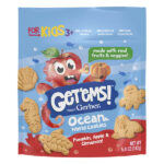 Get'ems!™, печенье Ocean World, для детей от 3 лет, тыква, яблоко и корица, 142 г (5 унций) — Gerber