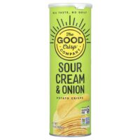 Картофельные чипсы, сметана и лук, 160 г (5,6 унции) — The Good Crisp Company