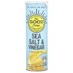 Картофельные чипсы, морская соль и уксус, 160 г (5,6 унции) — The Good Crisp Company