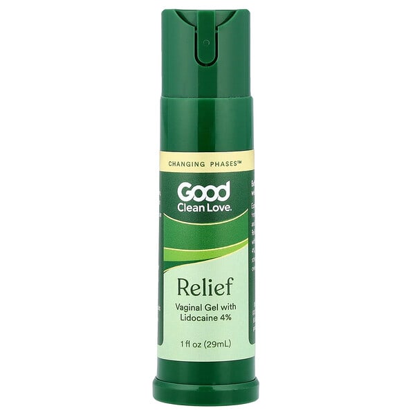 gcl62172_v_62.jpg Relief, вагинальный гель с 4% лидокаина, 29 мл (1 жидк. унция) — Good Clean Love