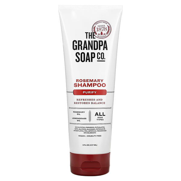 gdp00852_v_11.jpg шампунь с розмарином, очищение, 237 мл (8 жидк. унций) — The Grandpa Soap Co.