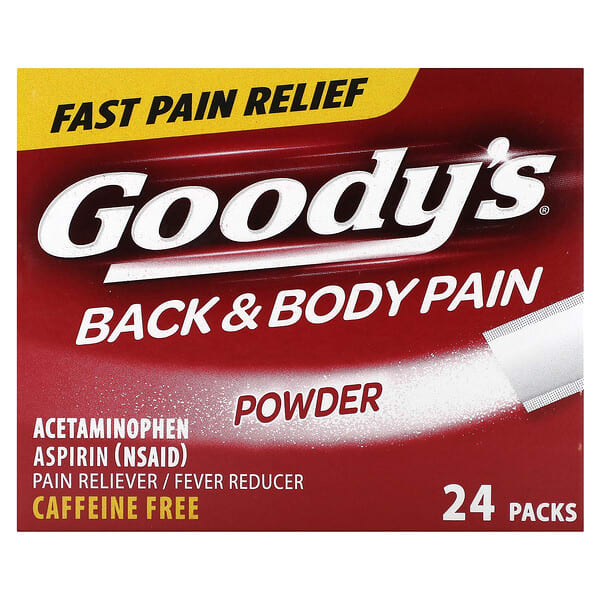 gdy10290_v_16.jpg порошок от боли в спине и теле, без кофеина, 24 пакетика — Goody's