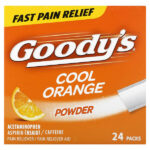 порошок от головной боли, холодный апельсин, 24 пакетика — Goody's