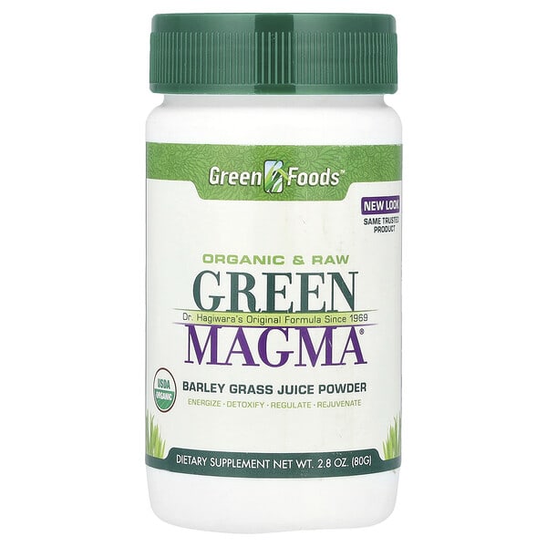 gfc20407_v_30.jpg Green Magma®, порошок из сока травы ячменя, 80 г (2,8 унции) — Green Foods