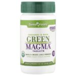 Green Magma®, порошок из сока ростков ячменя, 250 таблеток, 125 г (4,4 унции) — Green Foods