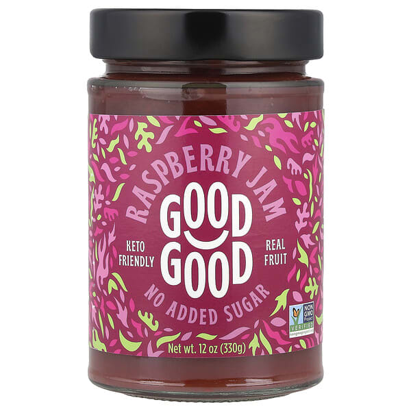 ggd00821_v_24.jpg Raspberry Jam, 12 oz (330 g) — GOOD GOOD