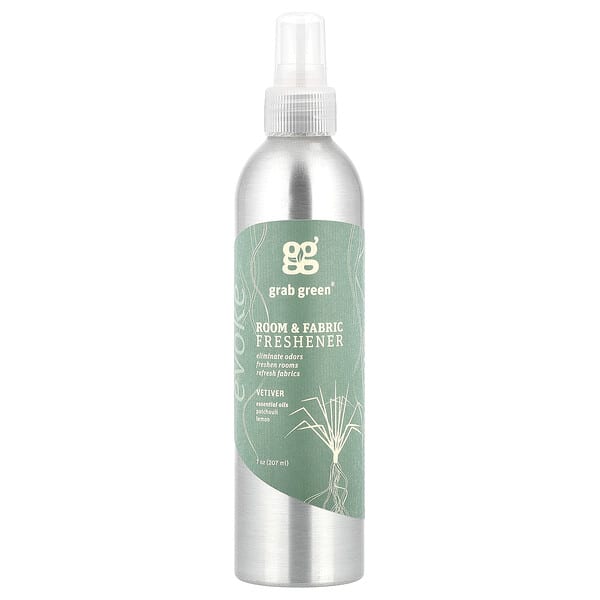 ggr00295_v_31.jpg Освежитель воздуха и ткани, ветивер, 7 унций (207 мл) — Grab Green