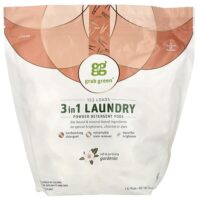 капсулы для стирки 3 в 1, гардения, 132 загрузки, 2,1 кг (74,4 унции) — Grab Green