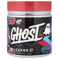 Legend® All Out, предтренировочный комплекс, голубая малина, 440 г (15,5 унции) — Ghost