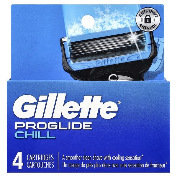 gil65615_v_38.jpg Сменные кассеты для бритья Fusion5 Proshield, Chill, 4 кассеты — Gillette