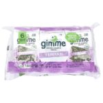 Снеки из жареных морских водорослей, терияки, 6 пакетиков по 5 г (0,17 унции) — gimMe
