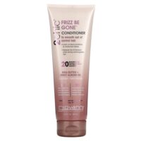2chic, Frizz Be Gone, кондиционер для разглаживания непослушных волос, масло ши и масло сладкого миндаля, 250 мл (8,5 жидк. унции) — Giovanni