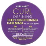 Curl Habit, маска для глубокого кондиционирования для определения локонов, для всех типов локонов, 295 мл (10 жидк. унц.) — Giovanni — изображение 2