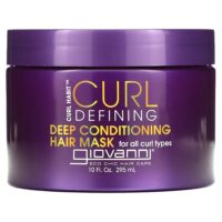 Curl Habit, маска для глубокого кондиционирования для определения локонов, для всех типов локонов, 295 мл (10 жидк. унц.) — Giovanni