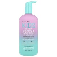 Eco Chic® Kids, ежедневный шампунь и кондиционер 2 в 1, для всех типов волос, 487 мл (16,5 жидк. унц.) — Giovanni