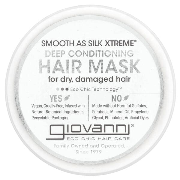 gio18955_v_19.jpg Smooth As Silk Xtreme™, маска для волос глубокого кондиционирования, 295 мл (10 жидк. унц.) — Giovanni