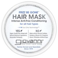 Frizz Be Gone™, маска для волос, интенсивный кондиционер против пушения, 295 мл (10 жидк. унц.) — Giovanni