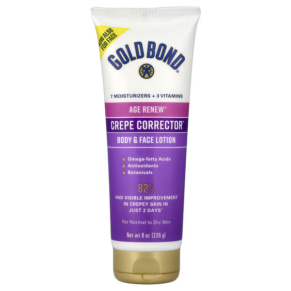 gld04365_v_28.jpg Age Renew®, Crepe Corrector™, лосьон для тела и лица, для нормальной и сухой кожи, 226 г (8 унций) — Gold Bond