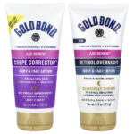 Age Renew® Duo, дневной и ночной лосьон для тела и лица, 2 флакона по 121 г (4,3 унции) — Gold Bond