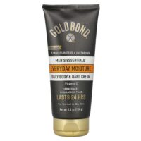 Men's Essentials®, дневной крем для тела и рук, для нормальной и сухой кожи, 184 г (6,5 унции) — Gold Bond