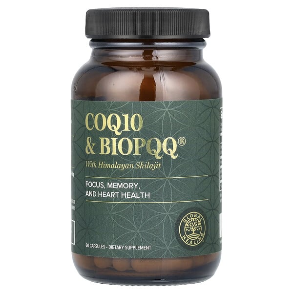 glh03014_v_8.jpg коэнзим Q10, BioPQQ с гималайским мумие, 60 капсул — Global Healing
